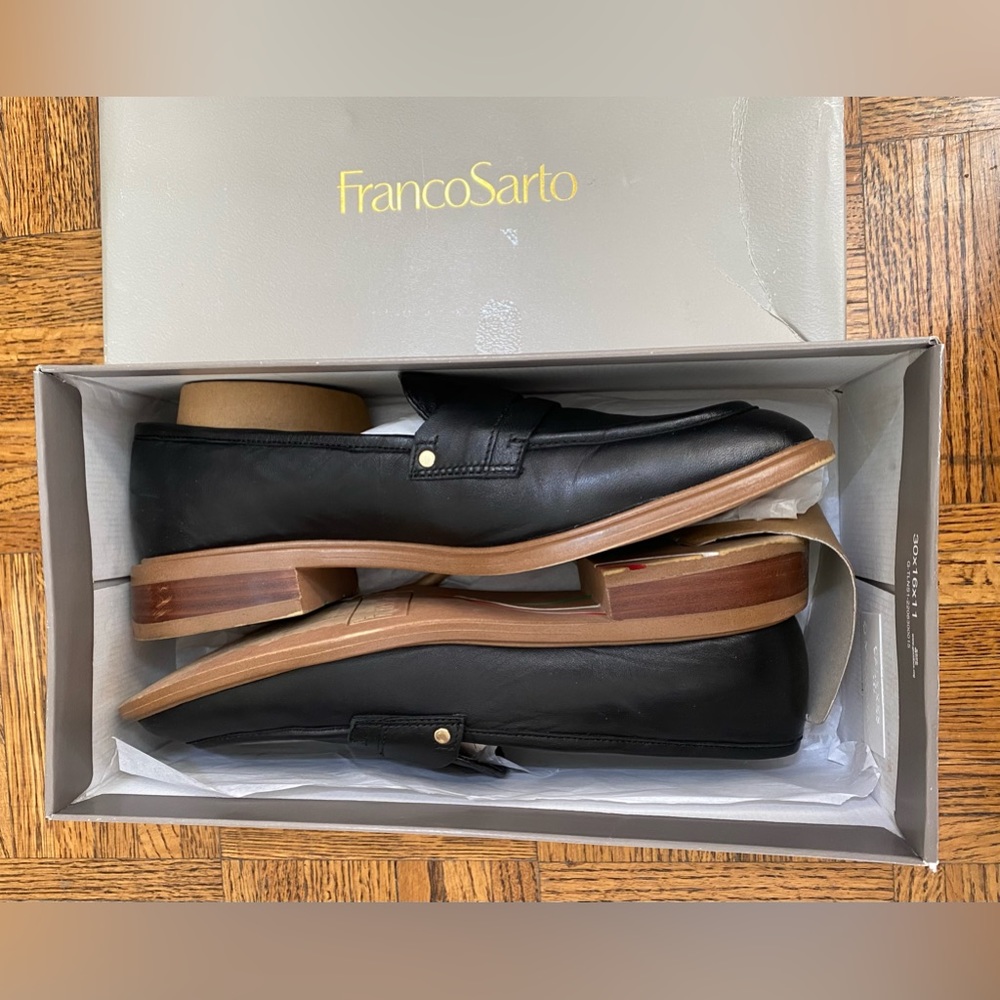 Franco Sarto Edith 2 Penny Loafer - Black - Picture 2 of 16